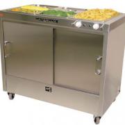 Caterlux Mobile Hot Cupboard with Bain Marie
